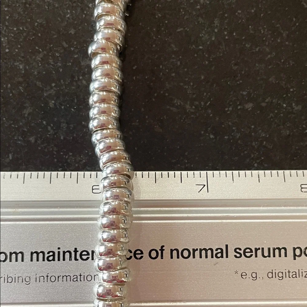 “Cheerios” Sterling Silver Bracelet - Original Price (I have receipt) was 195.00 - Picture 4 of 8